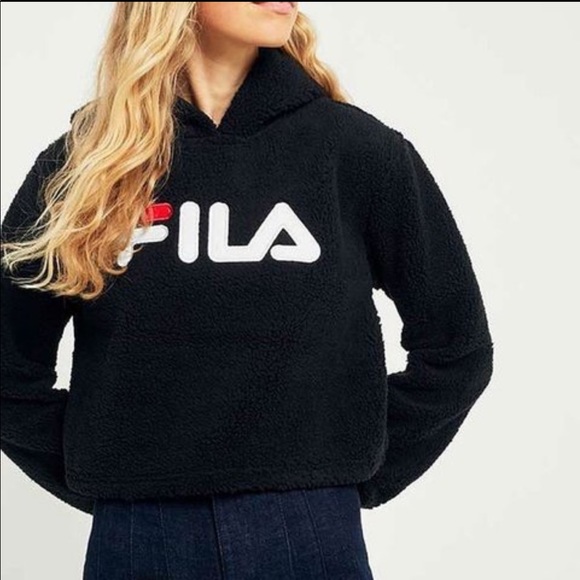 sherpa fila hoodie